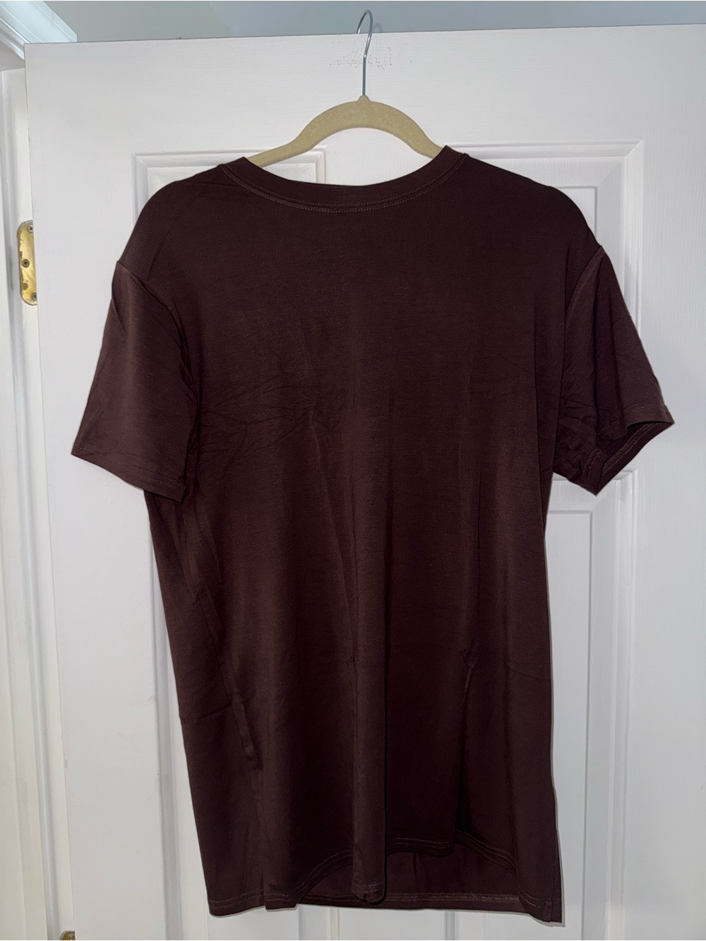 Men's Brown ESNTLS Bamboo T shirt